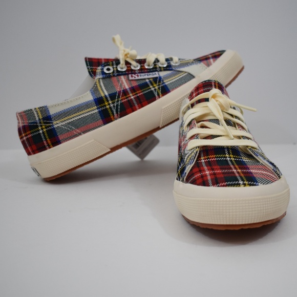 superga tartan sneakers